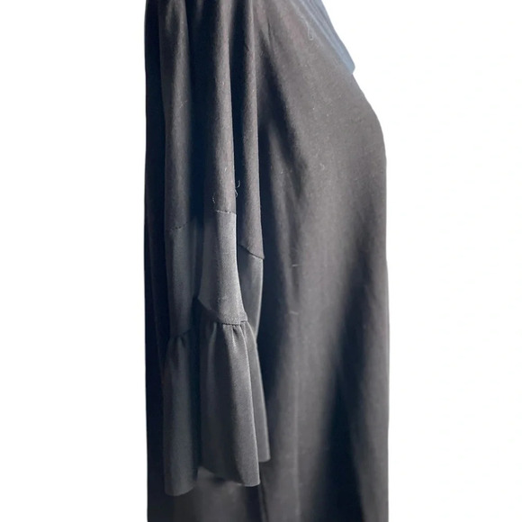 WoWo Black Statement Shirt with Mesh Sleeves.  Size:2X - Picture 10 of 10